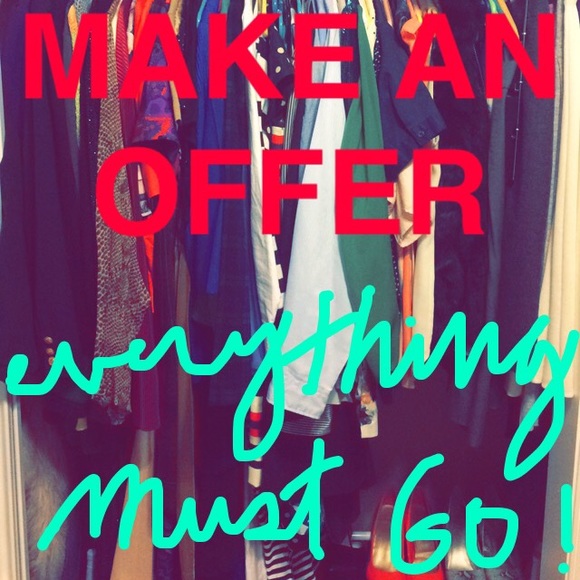 EVERYTHING ON SALE! Please make an offer- 💸👗👠👙