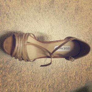 Steve Madden cork wedges