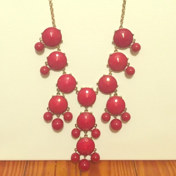 Red bubble necklace