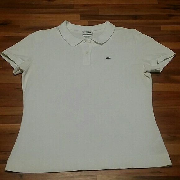 Lacoste White Womens Polo - Picture 1 of 4