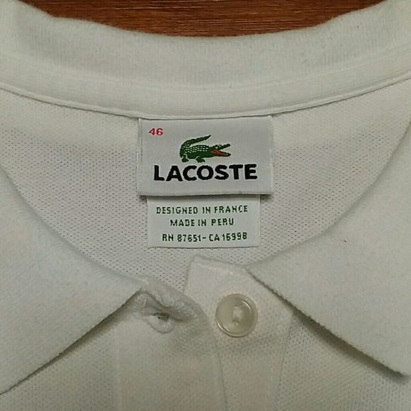 Lacoste White Womens Polo - Picture 4 of 4