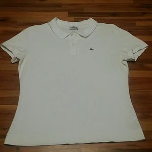 Lacoste White Womens Polo