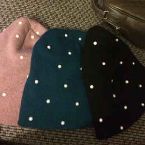 3 stylish beanie hat bundle