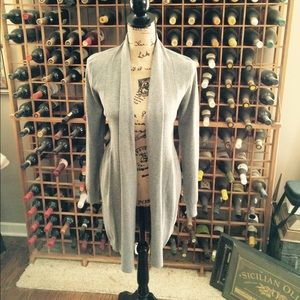 GRAY CARDIGAN NWOT