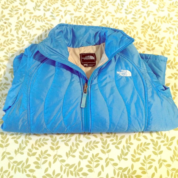 The North Face coat and jean shirt bundle