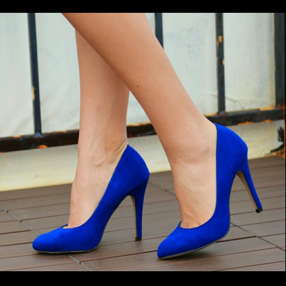 rock  republic   Shoes - Blue  suede  heels