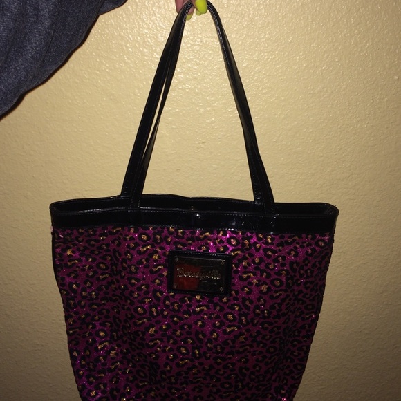 Sparkly Betsey Johnson tote