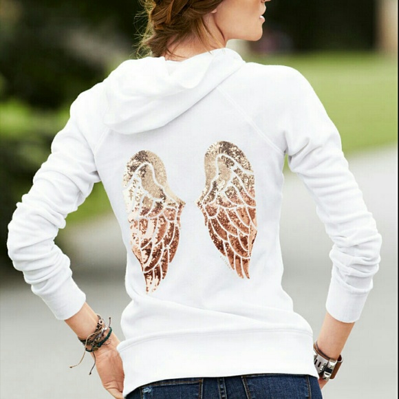 Victoria's secret ombre sequin hoodie