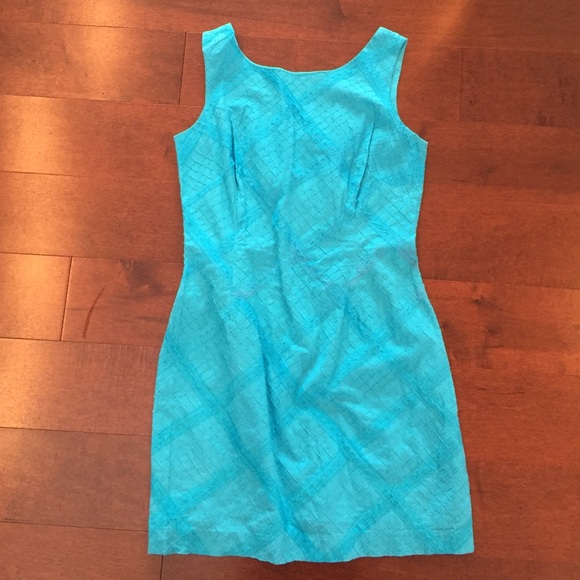 Sunshine Turquoise Lilly Pulitzer Dress - Picture 2 of 3