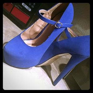 Royal Blue Heels