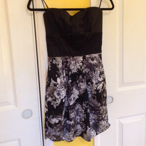 Strapless Formal Short Dress