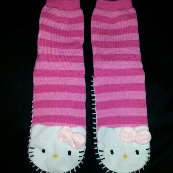 NEW hello kitty slipper socks