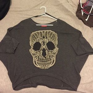 Oversized skull shirt
