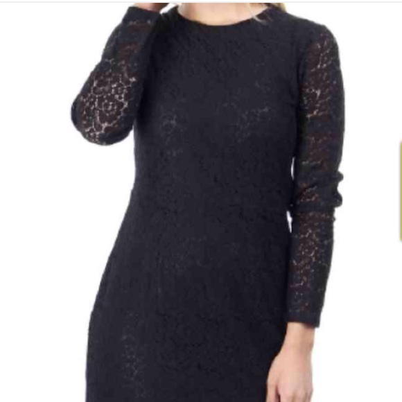 Black lace dress