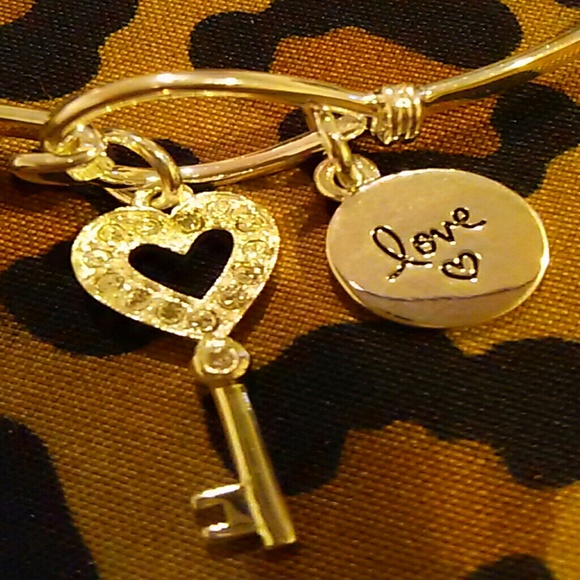 Silver Charm Bangle - Picture 2 of 3