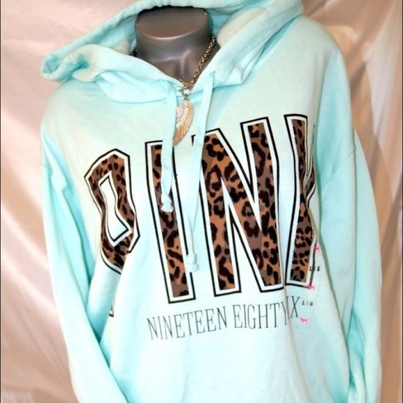 Rare PINK black cheetah hoodie!