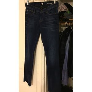 7 for all mankind straight leg jeans