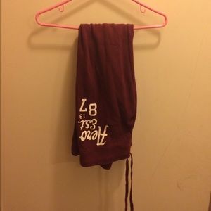 Marroon Aeropostale Sweats