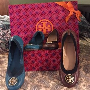 Tory Burch 7.5 shoes .Brown Tory burch shoes
