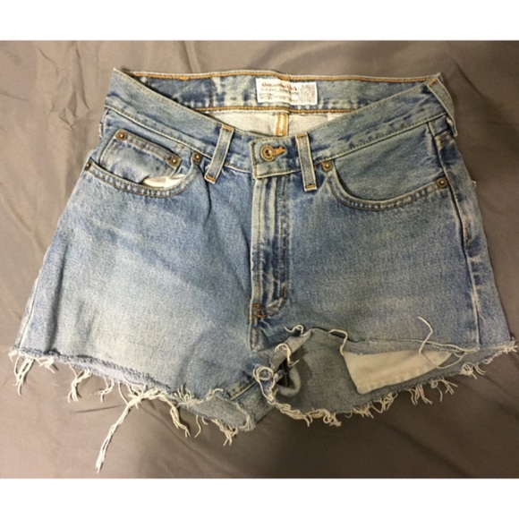Vintage Abercrombie and Fitch high waist shorts