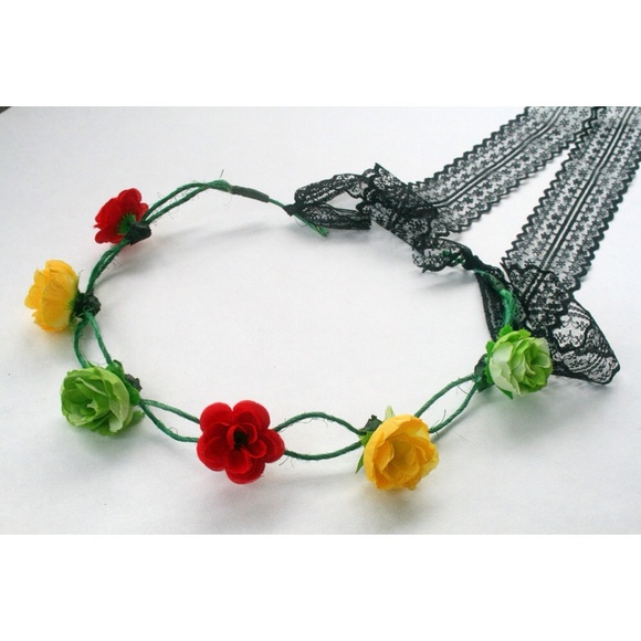 Rasta Flower Crown