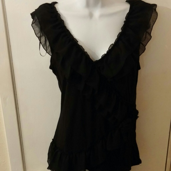 Black Ladies Elle top