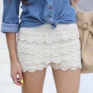 Adorable Lace Shorts
