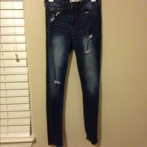 High Waisted Hollister Skinny Jeans