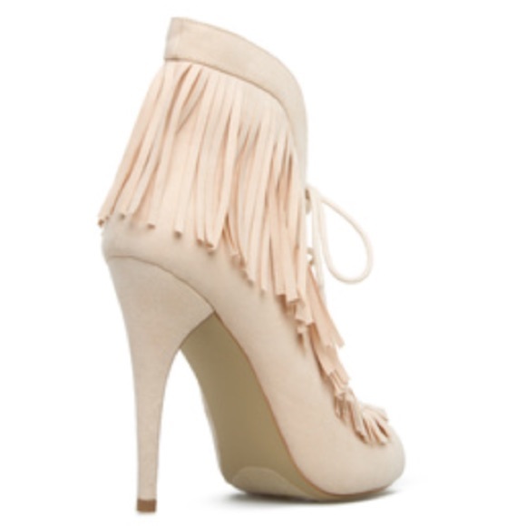Bohemian peep toe shoes - Picture 2 of 4