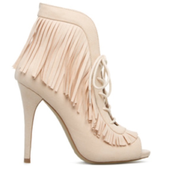 Bohemian peep toe shoes - Picture 4 of 4