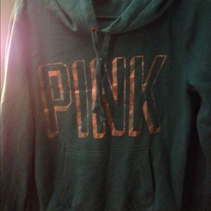Victoria secret teal sweatshirt