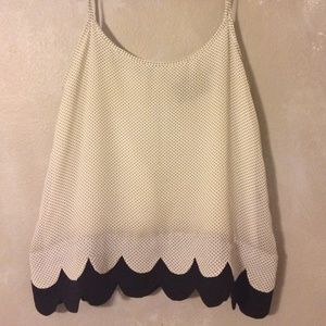 💕BUNDLE💕MINKPINK baby doll polka dot tank top