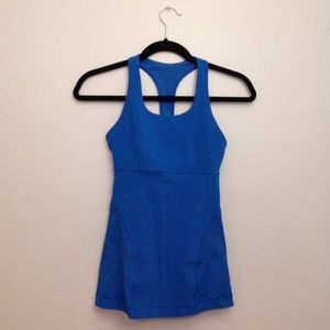 Lululemon Blue Workout Tank