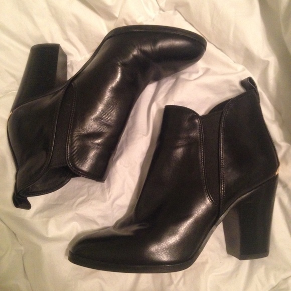 Michael Kors leather booties