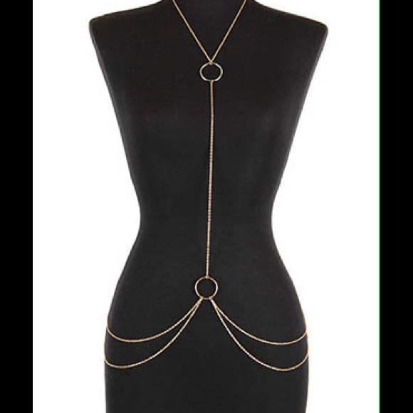 Metal Ring Body Chain
