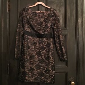 Trina Turk Black Lace Cocktail Dress