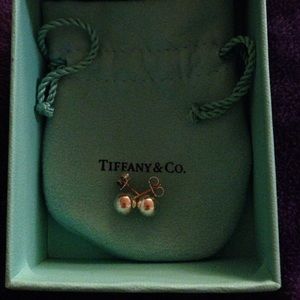 Authentic Tiffany and co bead earrings