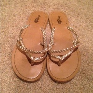 Gold sandals