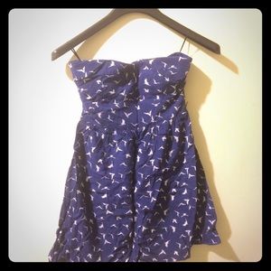 Strapless, short, dress from Macy's