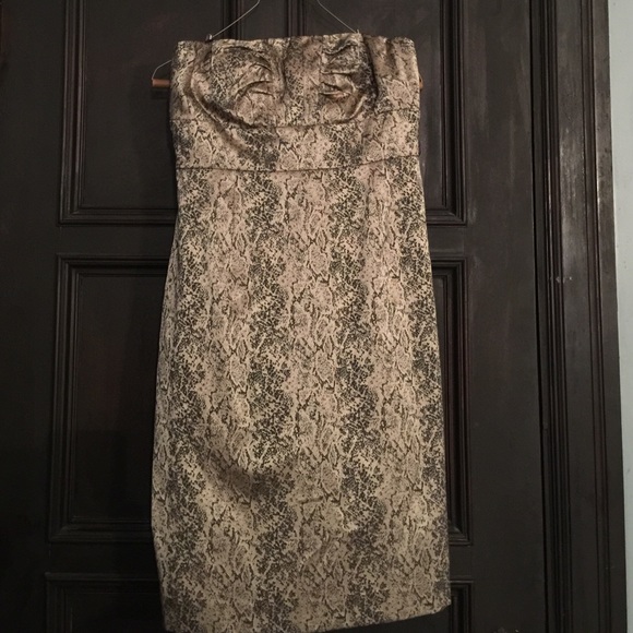 Snakeskin-Print Cocktail Dress - Picture 1 of 1