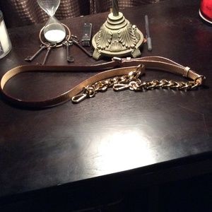 A Mk leather purse strap