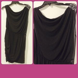 Laundry by Design ruched black dress