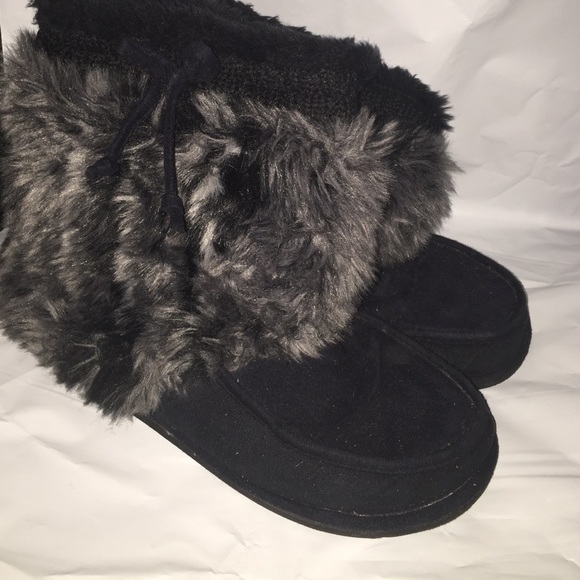 SOFT fur ankle boots