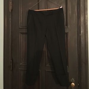 Ankle-Length Black Tuxedo Dress Slacks