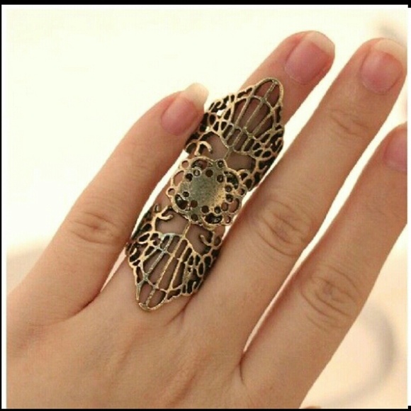 Antique Gold Retro Fashion Ring