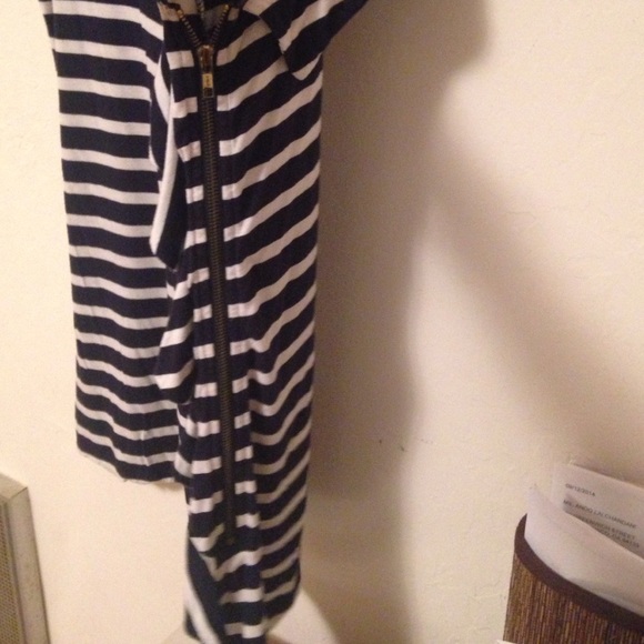 White and Navy stripped top - Picture 2 of 2