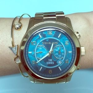 MICHAEL KORS STOP THE HUNGER GOLD WATCH