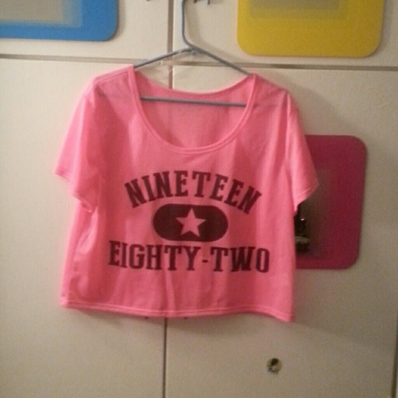 Pink football style jersey