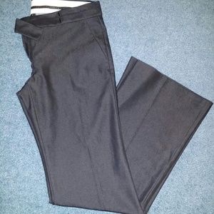 EUC Theory Wide Leg Black Denim Slacks
