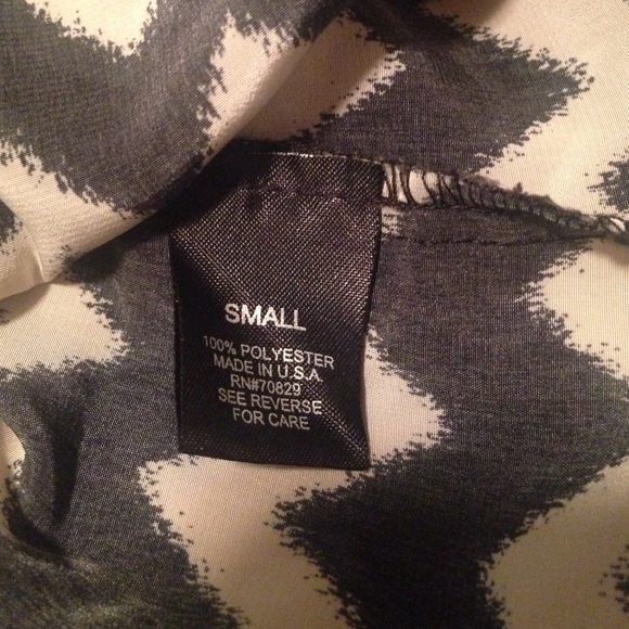 Chevron Black and Tan dress - Picture 3 of 3